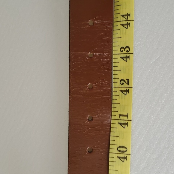 Flag Ltd. Leather Belt Size 42 Brown Belt Made in Brazil - Picture 8 of 8